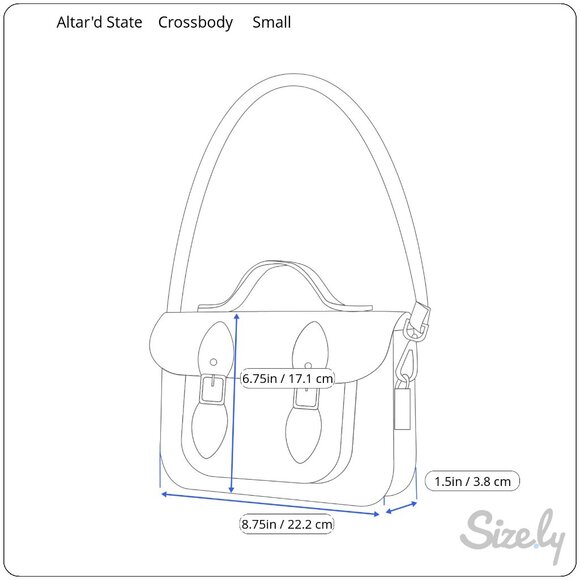 Altar'd State Women's Smalll Brown Suede Fringe Crossbody Bag, OS - Picture 7 of 7